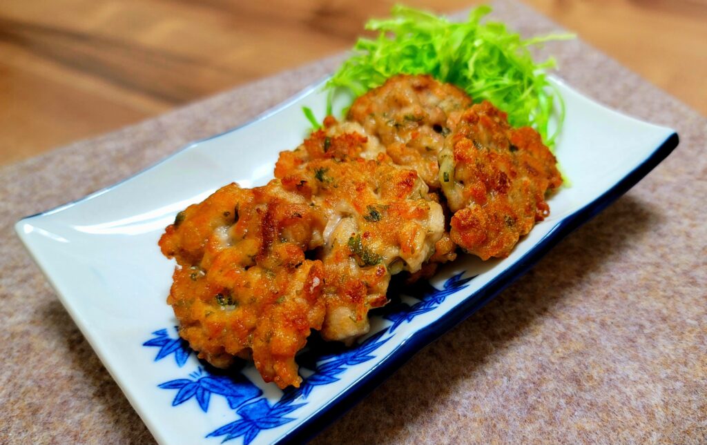 マグロと大葉のマヨ焼き