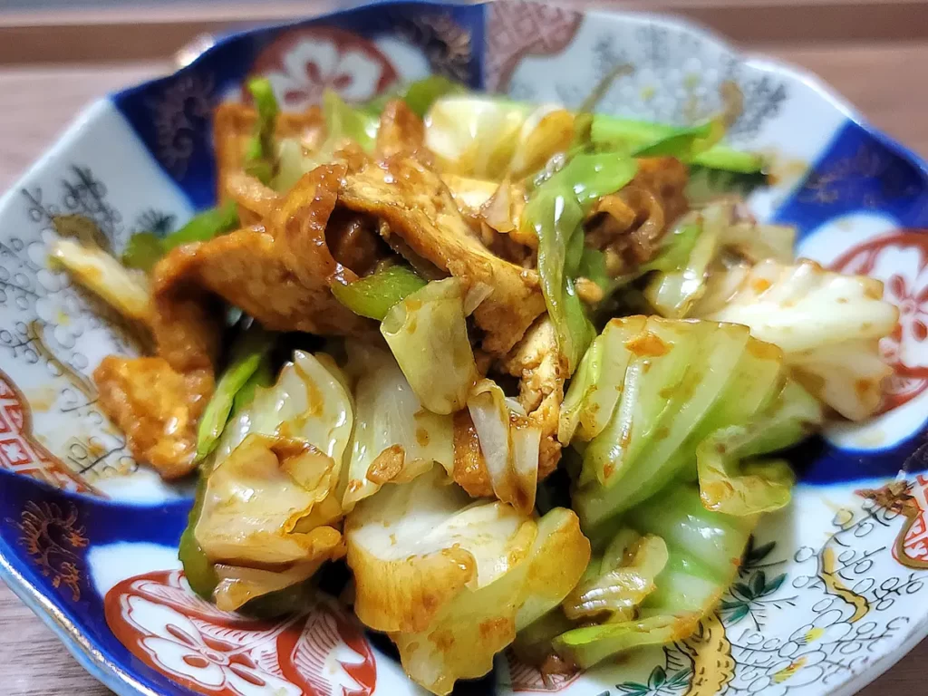 厚揚げを使った回鍋肉