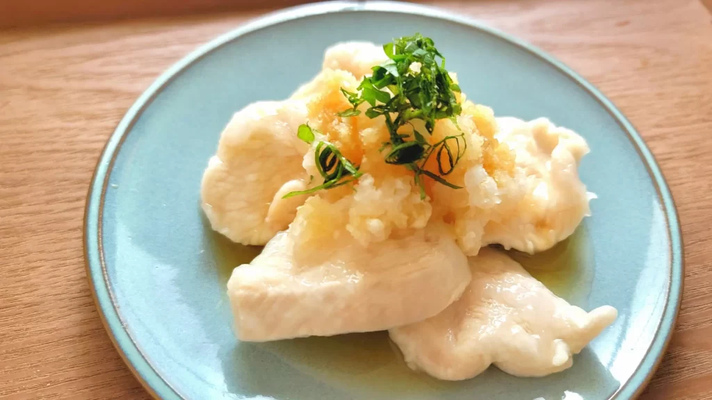 鶏胸肉の水晶鶏