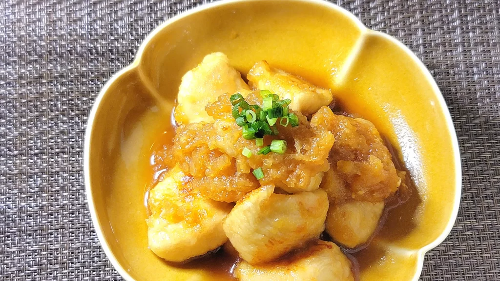 鶏肉のみぞれ煮